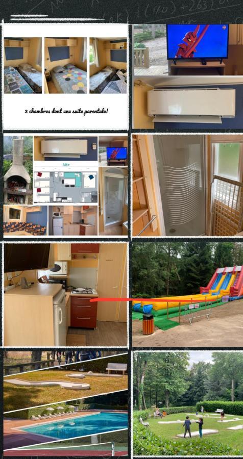 Les Mobil Homes D'Oliver Rob Saint-Chéron Exterior foto